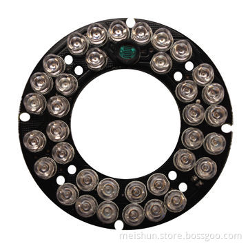 36-piece LED large lens 75mm CCTV camera IR board